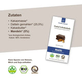 1 Tafel MAKRi Bio Dattel Schokolade - Dunkle Mandel 68%