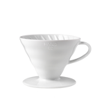 Hario V60 Dripper 01 Keramik Kaffeefilter (Handfilter) weiß