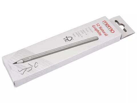 memo Bleistift "Natural Graphite" FSC-zertifiziert, 12 Stk.